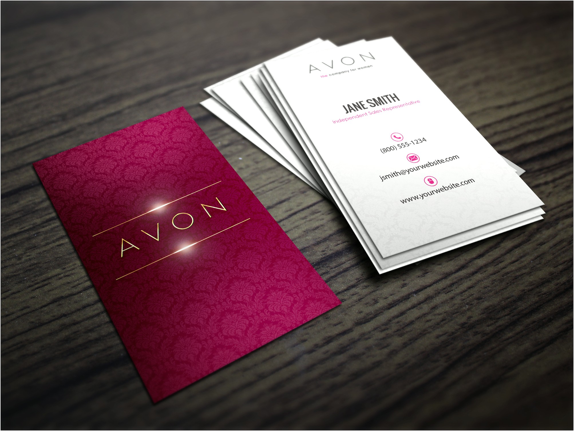 Avon Business Card Templates For Representatives