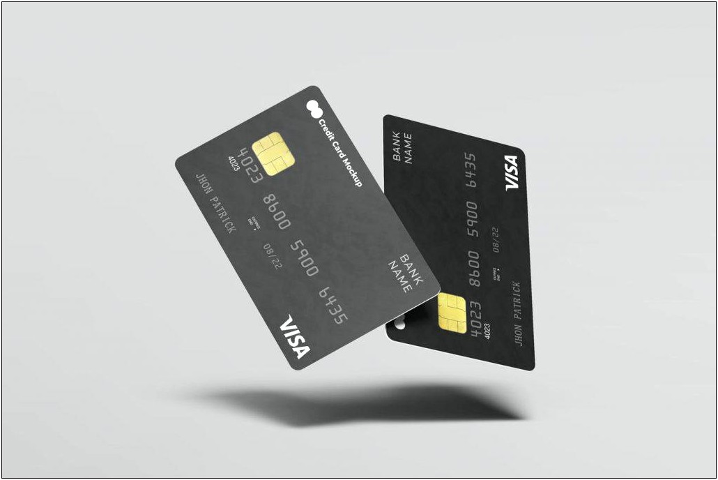 Back Of Credit Card Template Psd