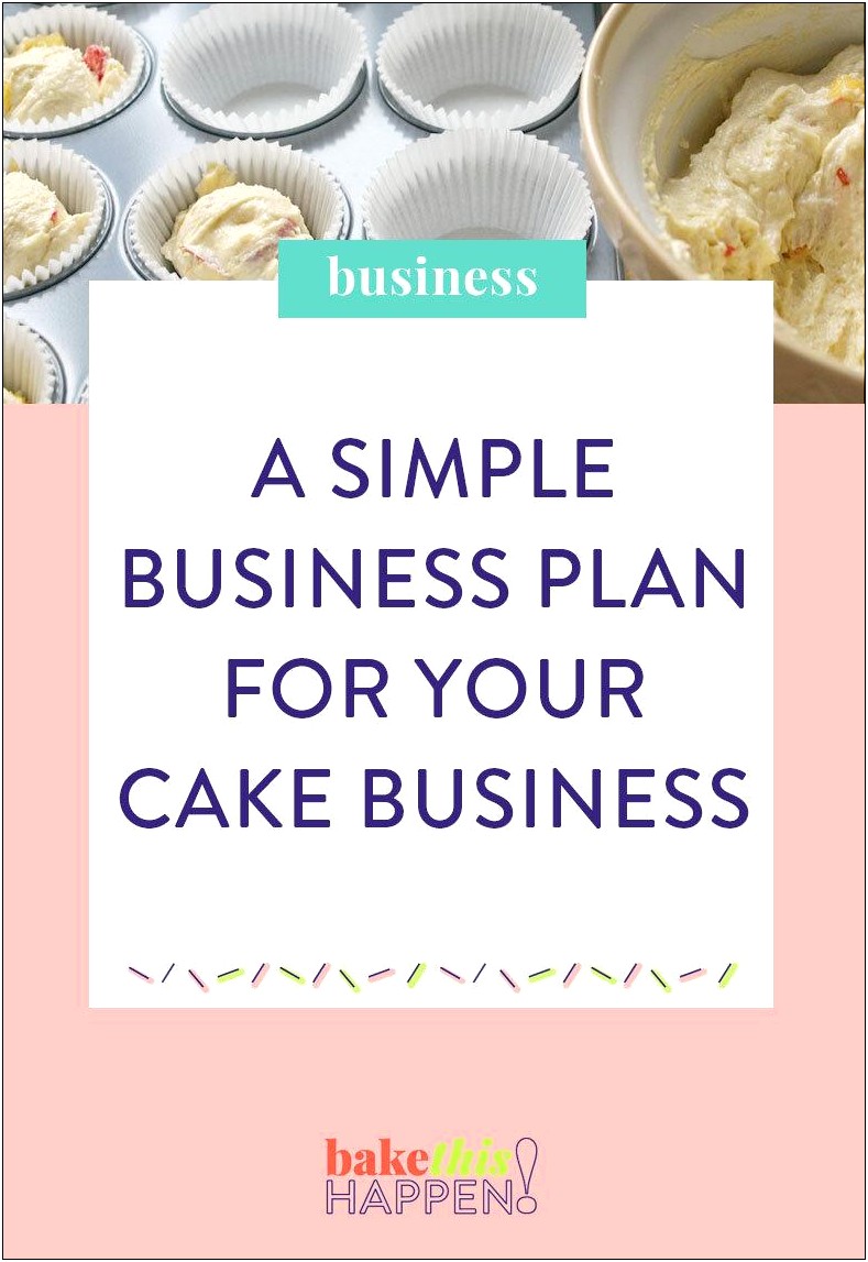 Baking Business Plan Template Google Doc