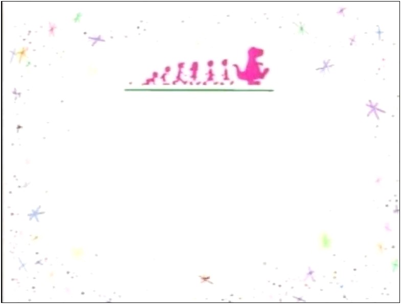 Barney And Friends Title Card Template