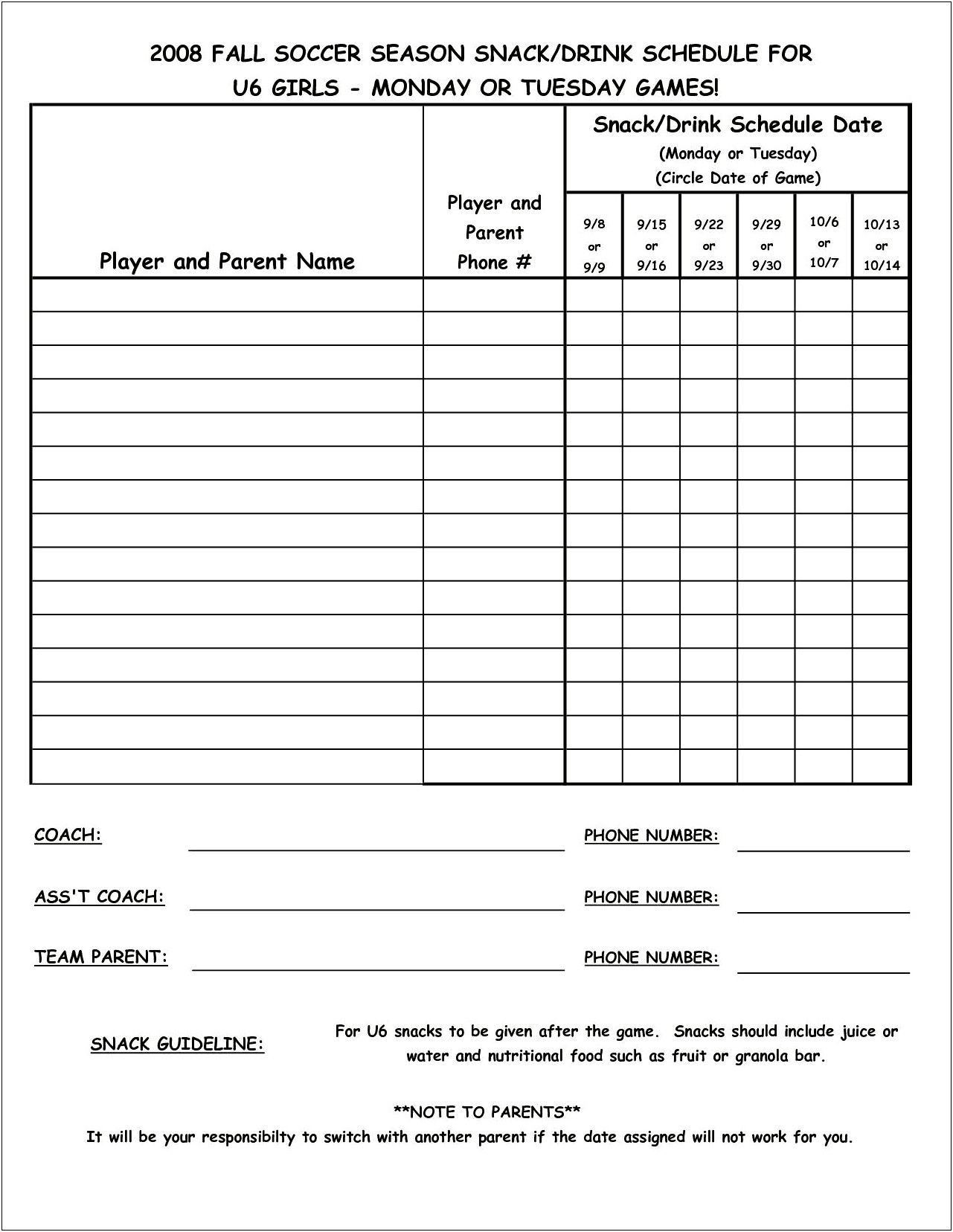 Baseball Lineup Card And Roster Template In Excel