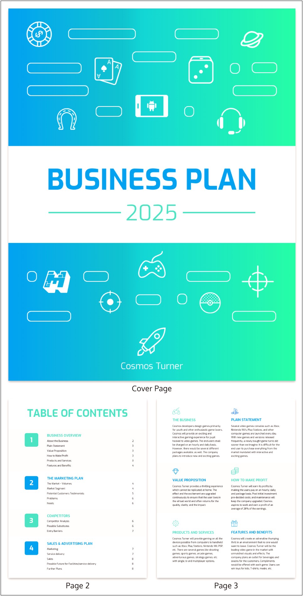 Basic Business Plan Template For Students