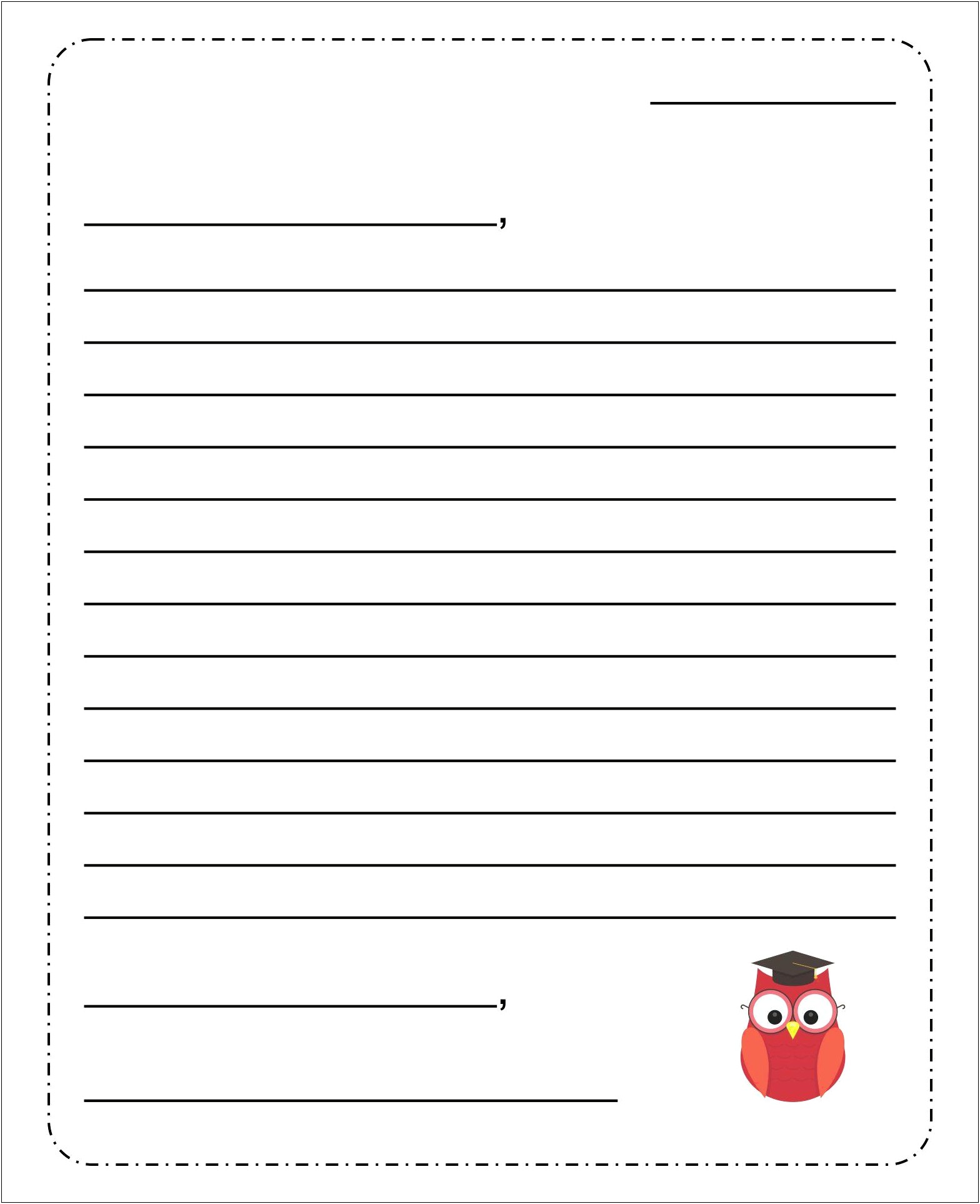 Being Grateful Blank Letter Template Pdf