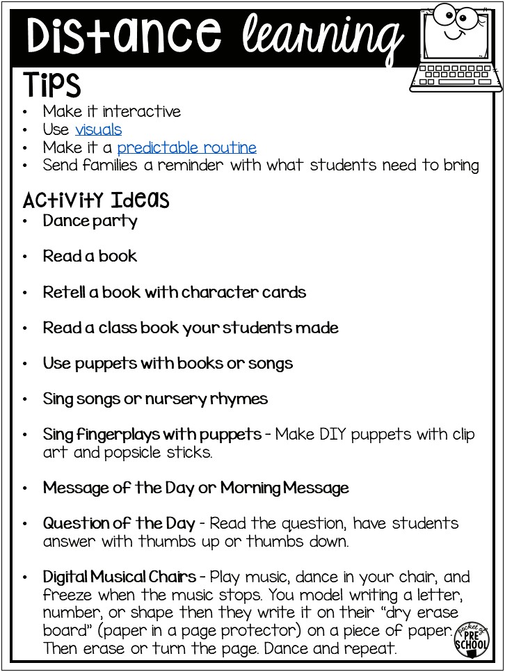 Big Day For Pre K Lesson Plan Template