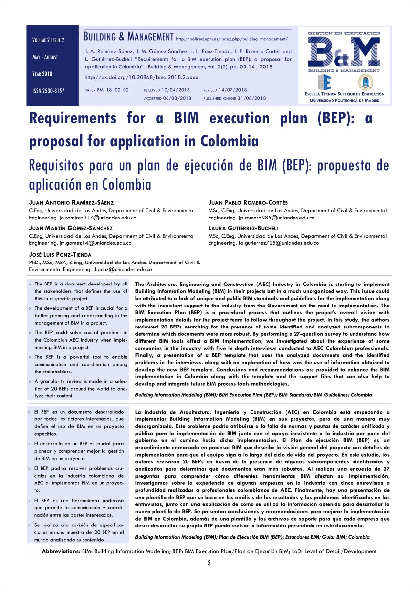 Bim Execution Plan Template Penn State