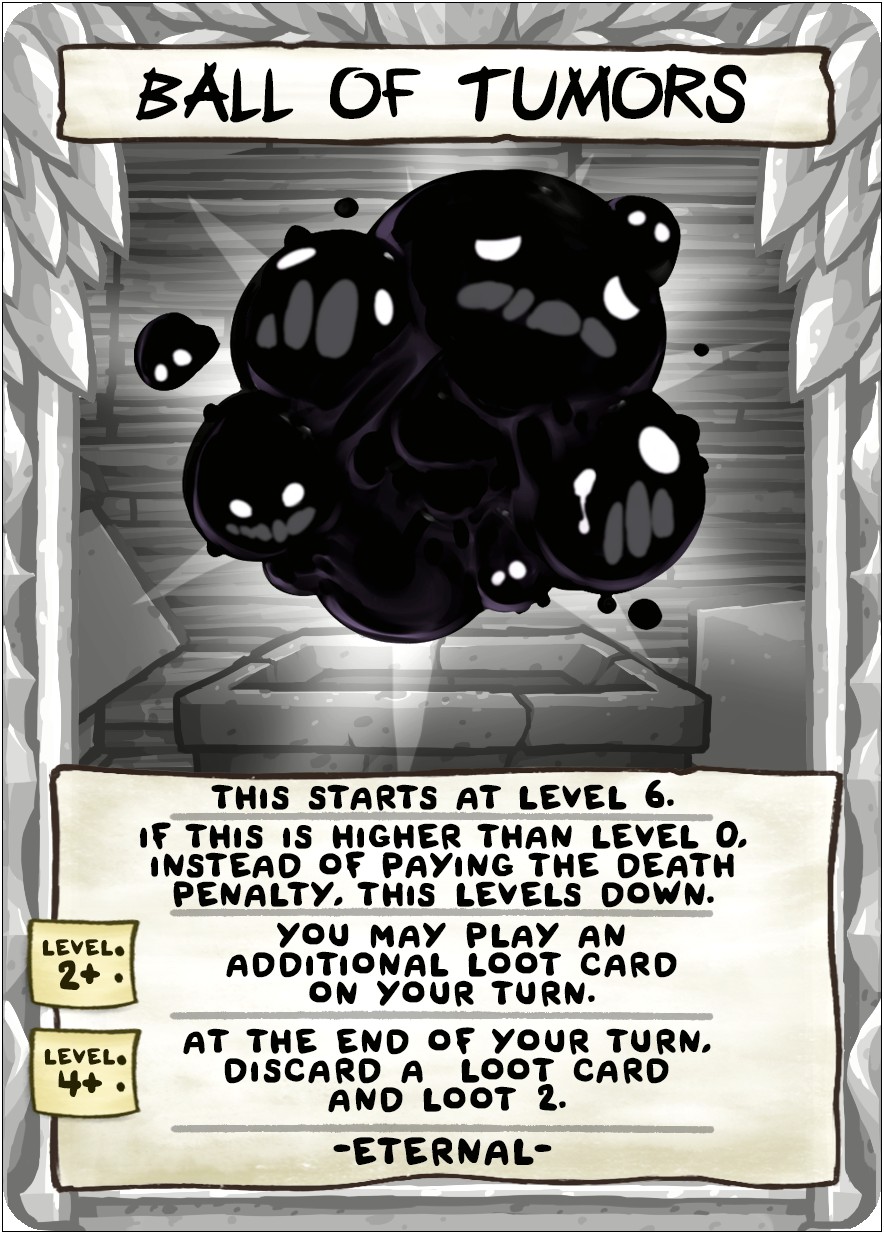 Binding Of Isaac Tarot Card Template