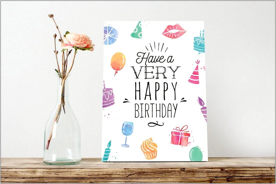 Birthday Card Template For Google Docs