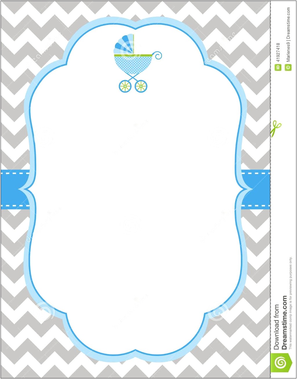 Birthday Invitation Card Template Baby Boy First