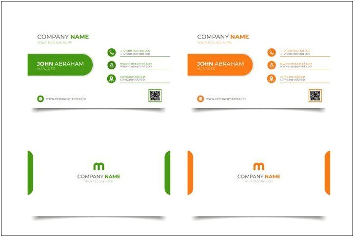 Biz Card Template Drop In Your Photo