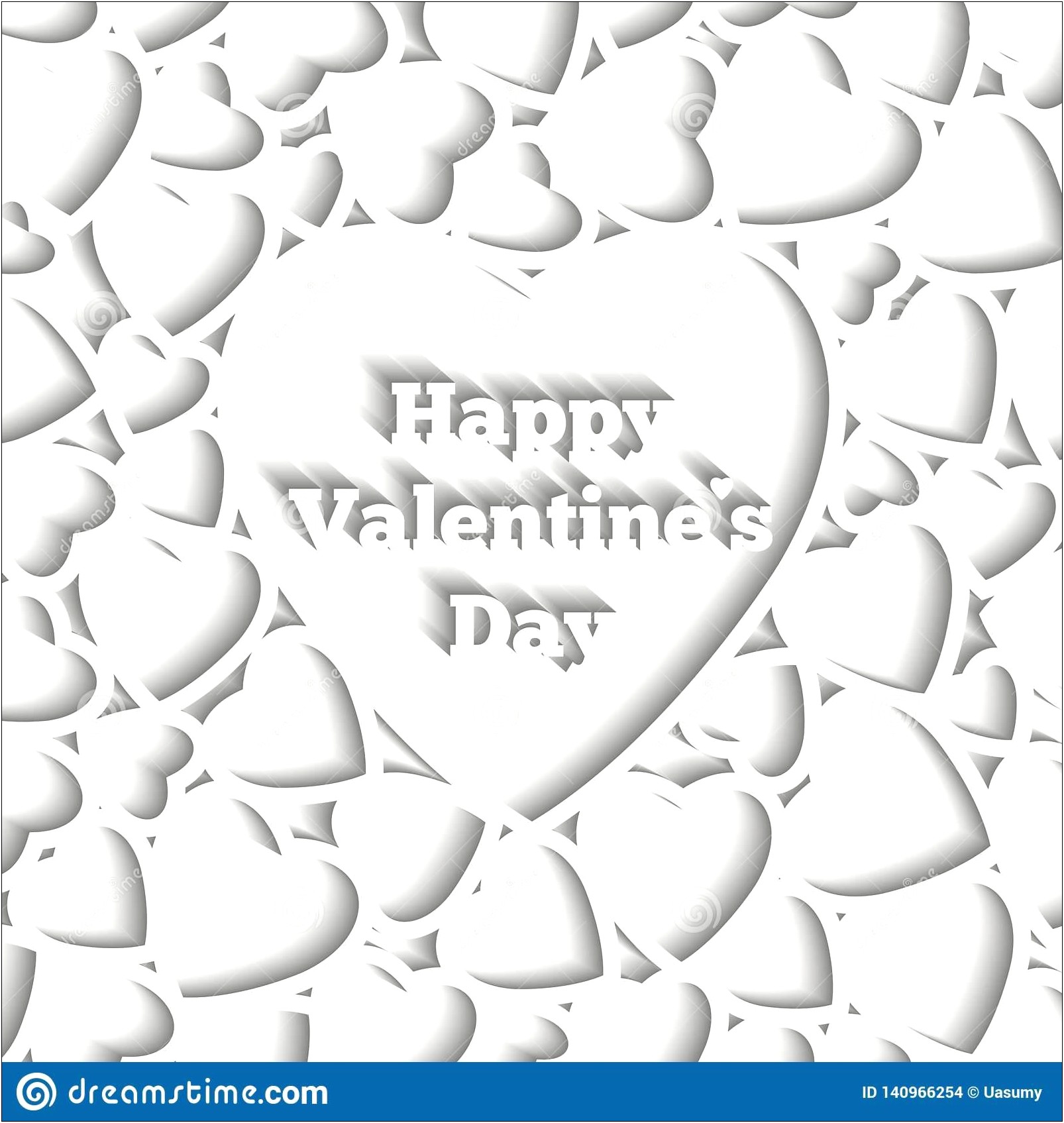 Black And White Valentine Card Template