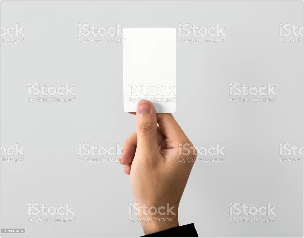 Blank Business Card Template 2 X 3.5