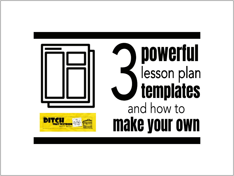 Blank Lesson Plan Template For Flipped Classroom