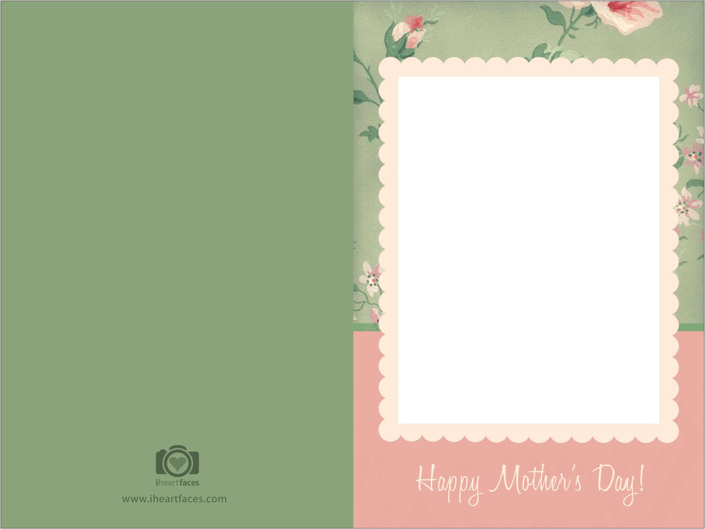 Blank Mother's Day Card Template