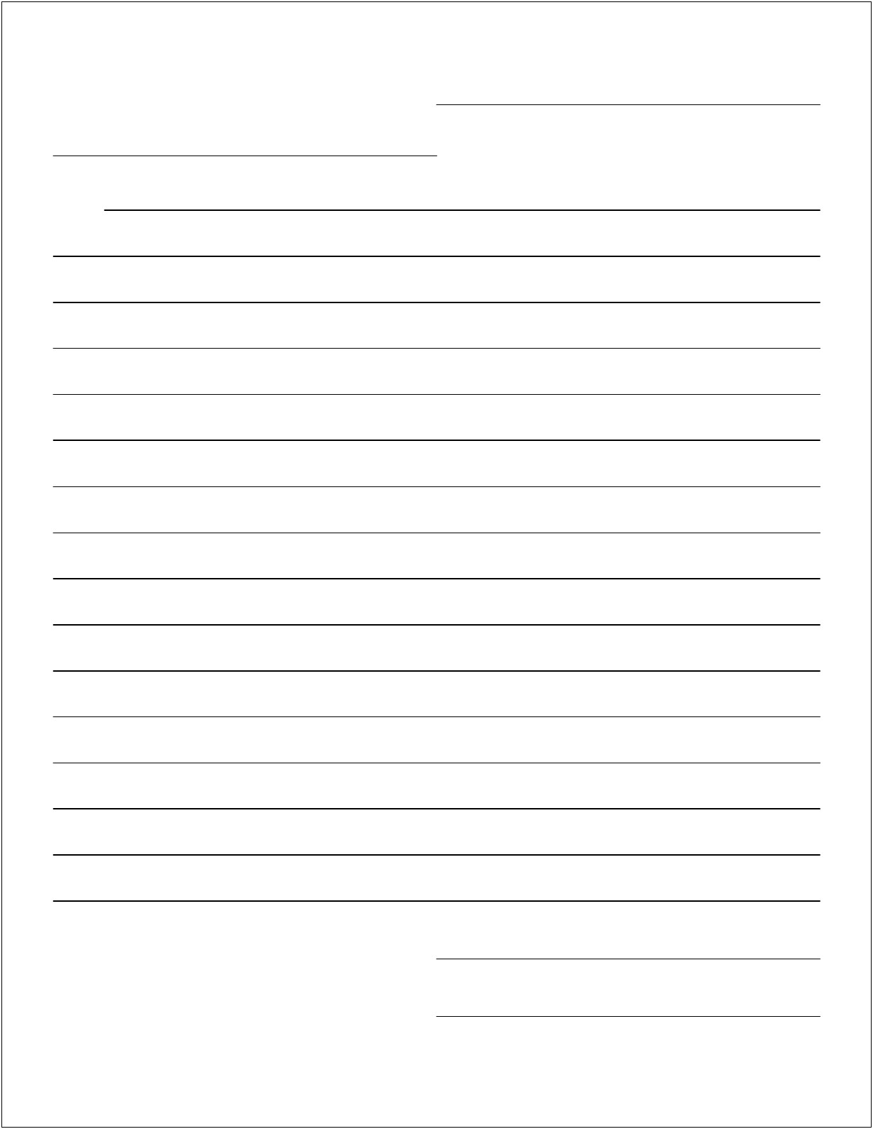 Blank Template For A Friendly Letter