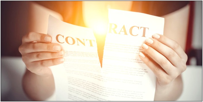 Breach Of Contract Letter Template South Africa