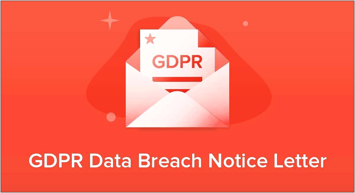 Breach Of Privacy Notification Letter Template