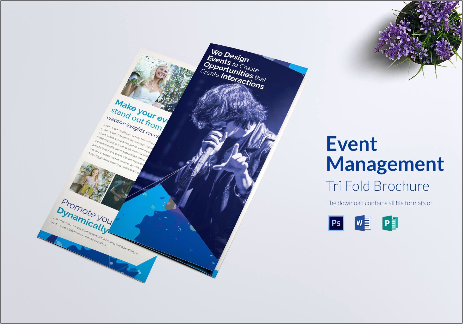 Brochure Template For Businesses For Event Planning