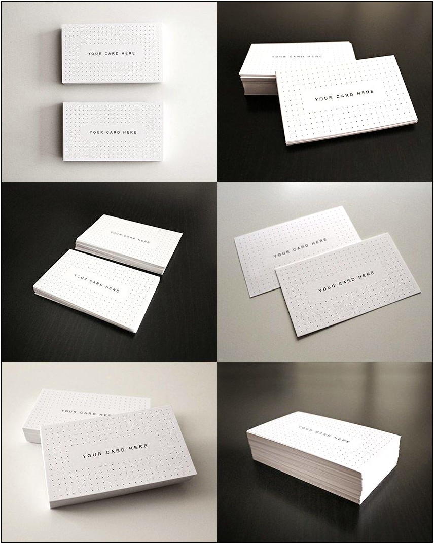 Business Card Mockup Display Smart Template 04