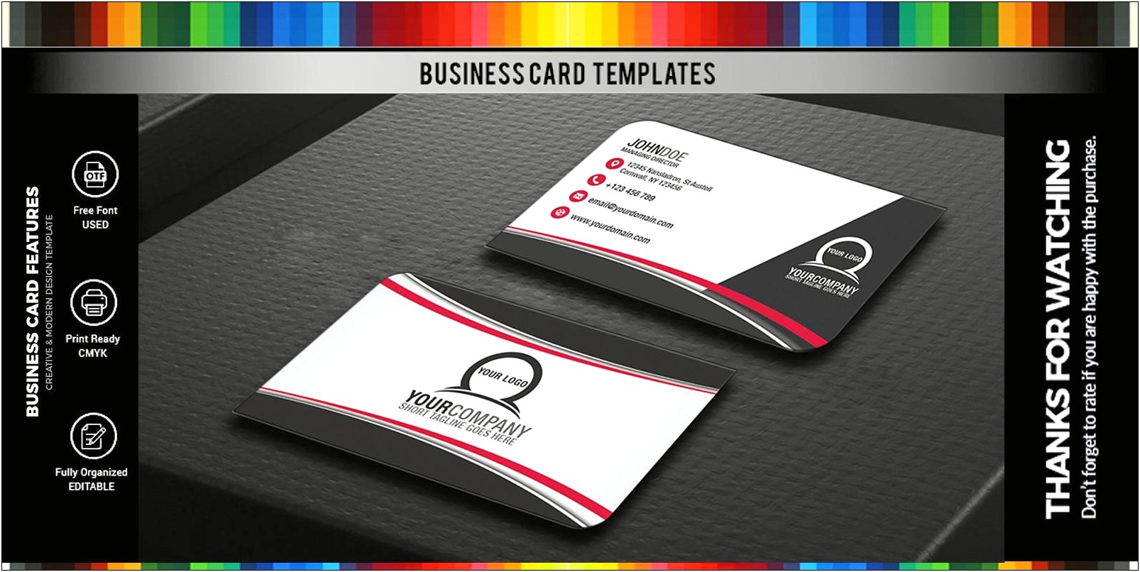 Business Card Photoshop Creative 0005 Template