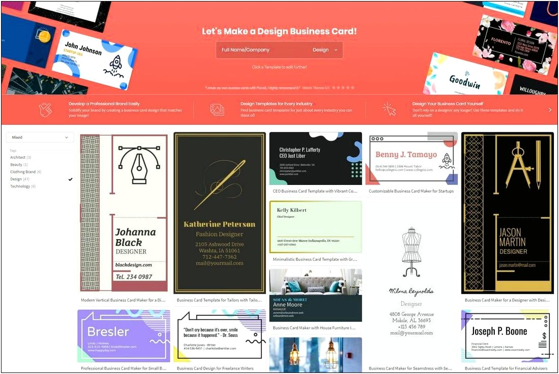 Business Card Size Template Google Docs