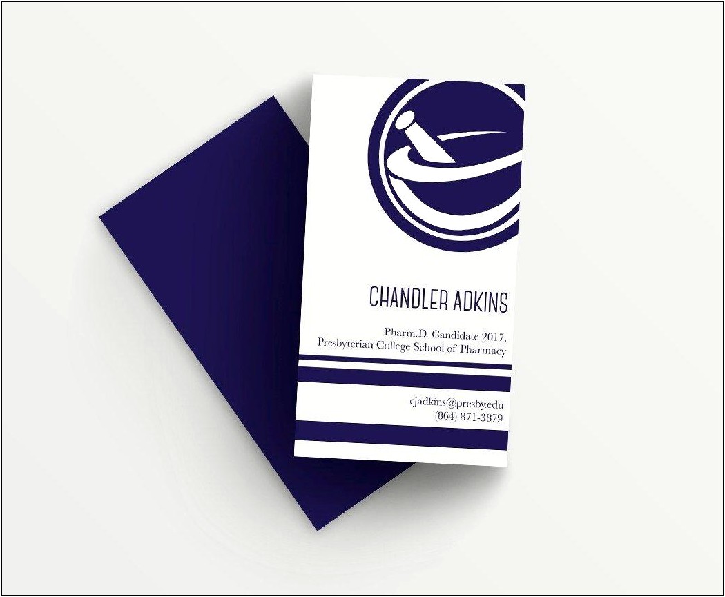 Business Card Student Template Creative Qri Cv