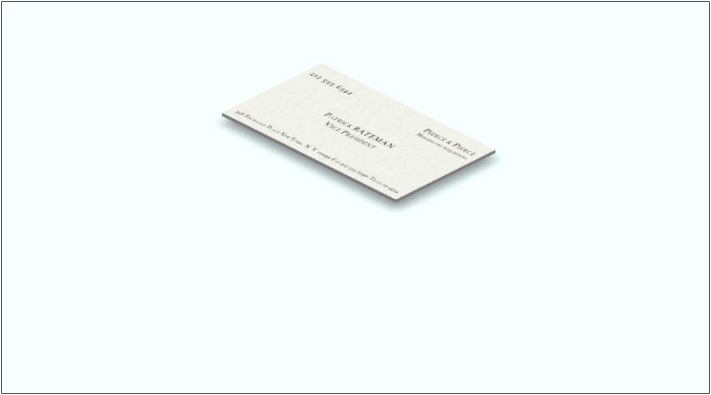 Business Card Style One Page Html Template