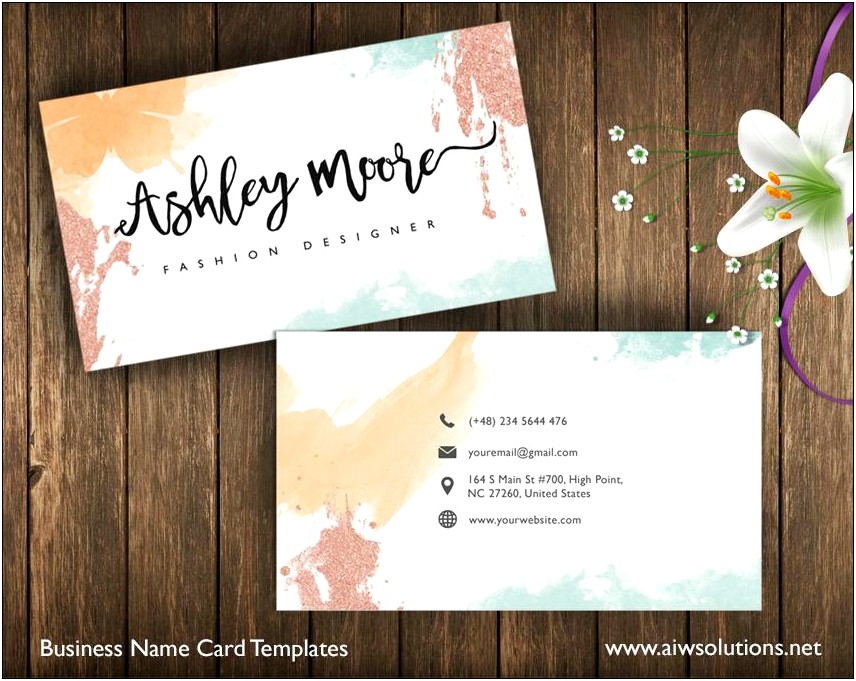 Business Card Template Editor Any Size Images