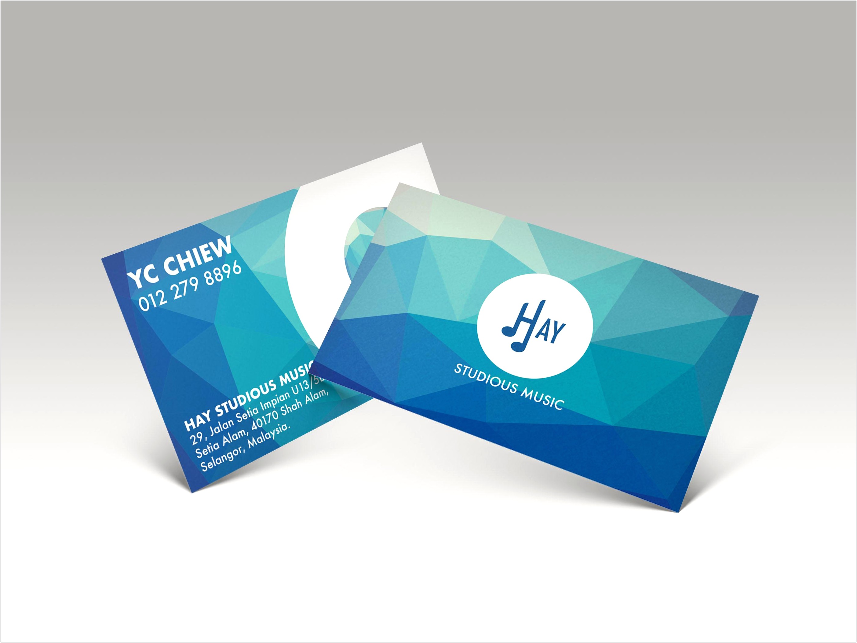 Business Card Template For Hay Business