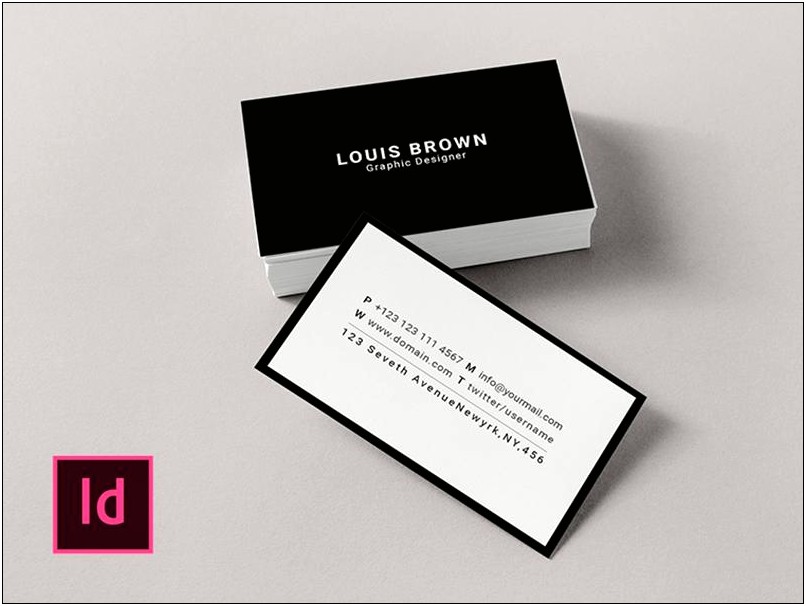 Business Card Template For Indesign Cs5