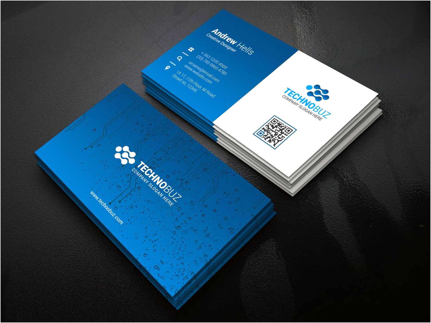 Business Card Template Illustrator Bleed Mark