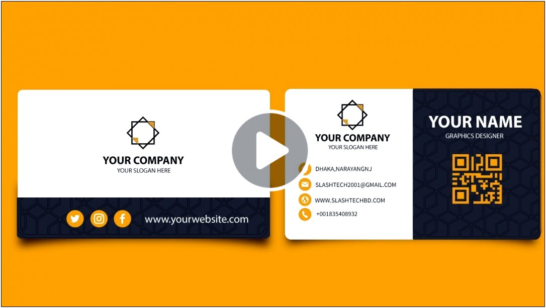 Business Card Template In Illustrator Cs6