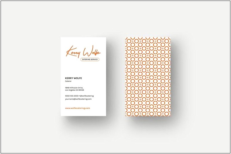 Business Card Template In Microsoft Powerpoint