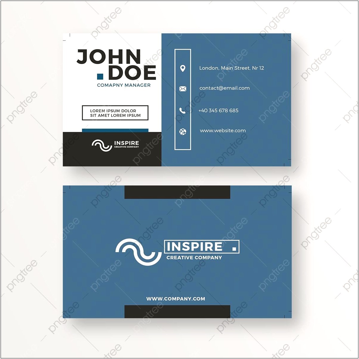 Business Card Template In Psd File