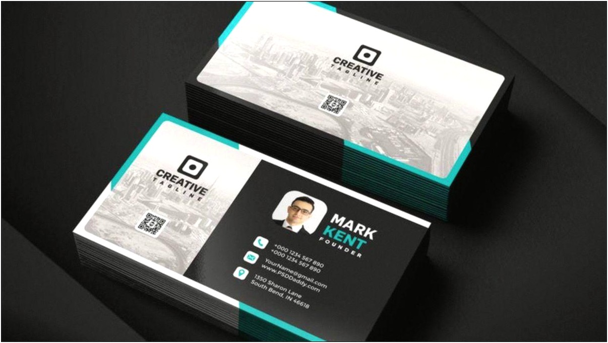 Business Card Template Photoshop 10 Per Page Letter