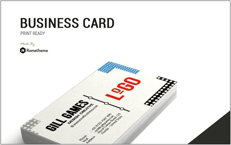 Business Card Template To Have Printed At Kinkos