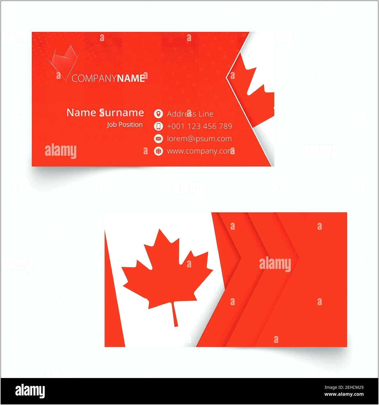 Business Card Template With Crop Marks