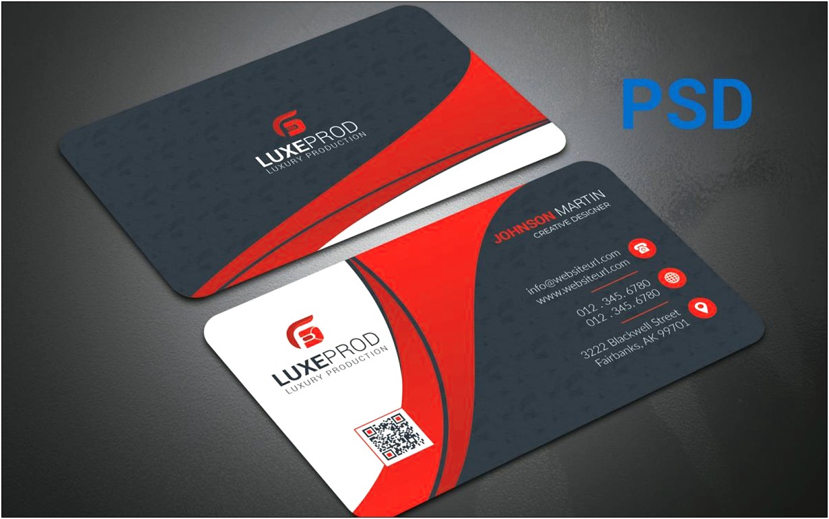 Business Card Templates For Adobe Photoshop