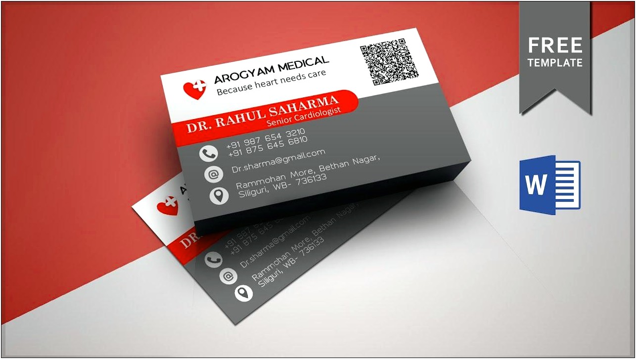 Business Card Templates On Microsoft Office