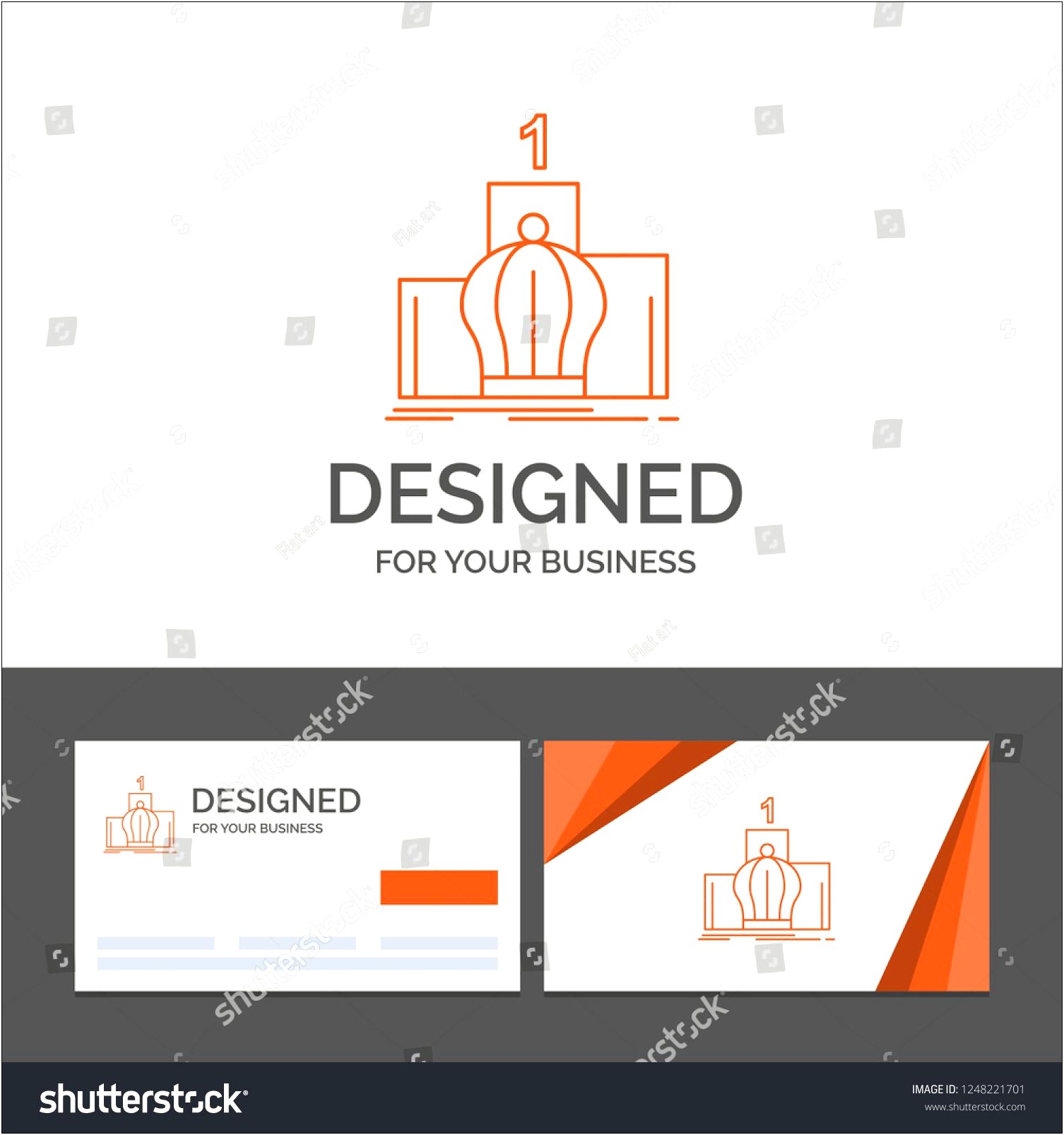 Business Card With Crown Logo Template Shutterstock