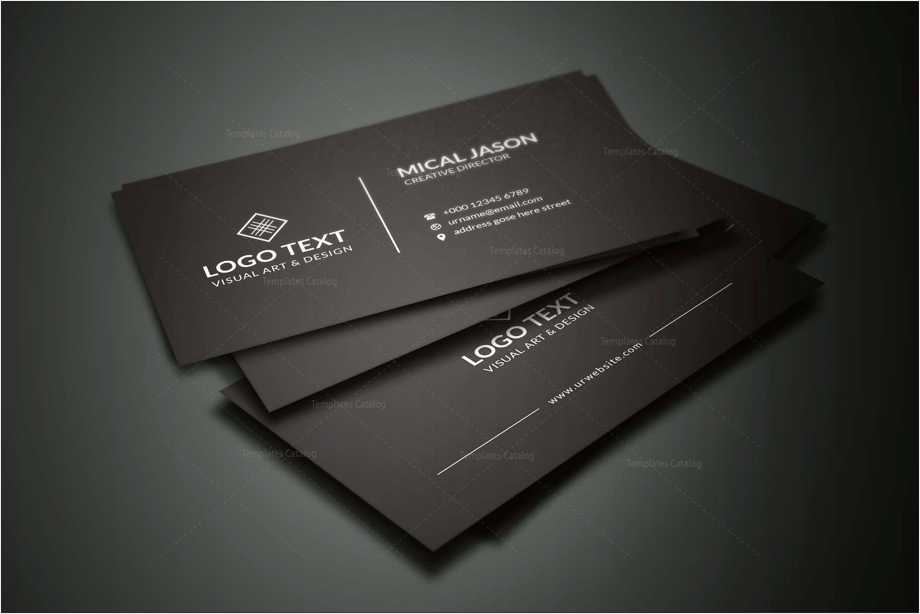 Business Cards 8 Up Template Illustrator