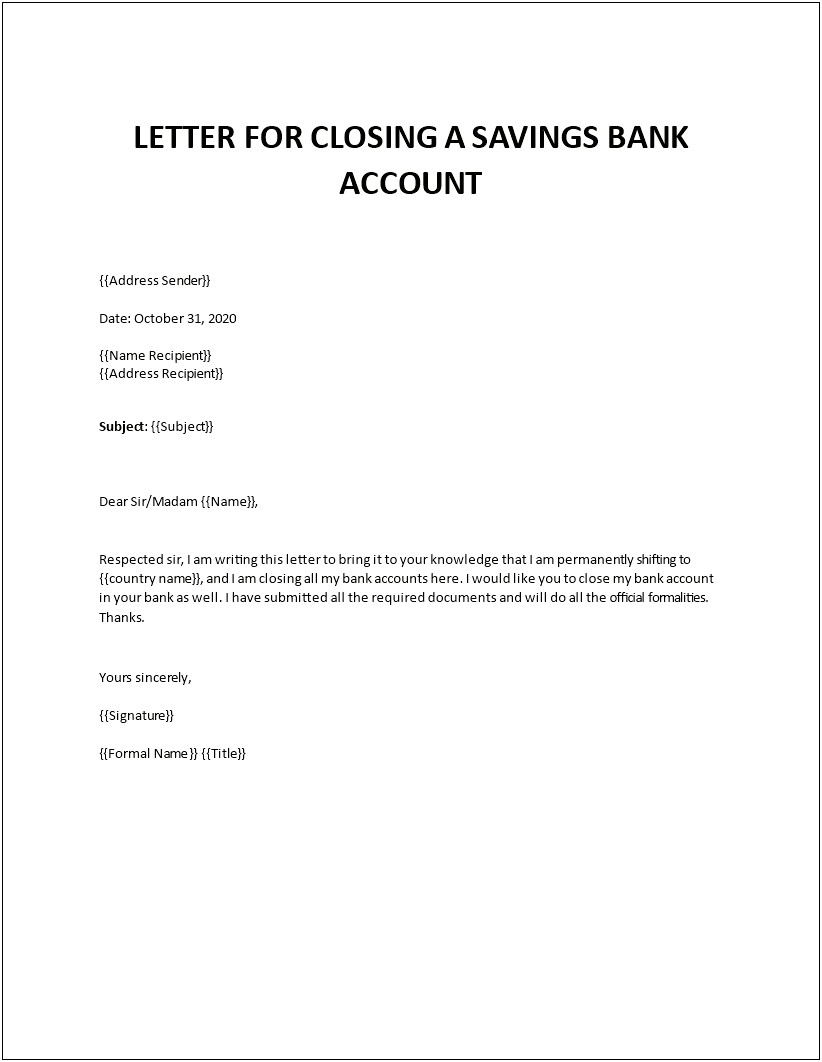 Business Closing Letter To Clients Template
