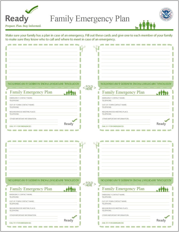 Business Emergency Planning For Hurricane Template