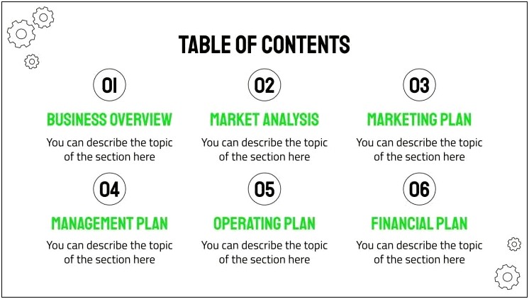 Business Financial Start Up Plan Template