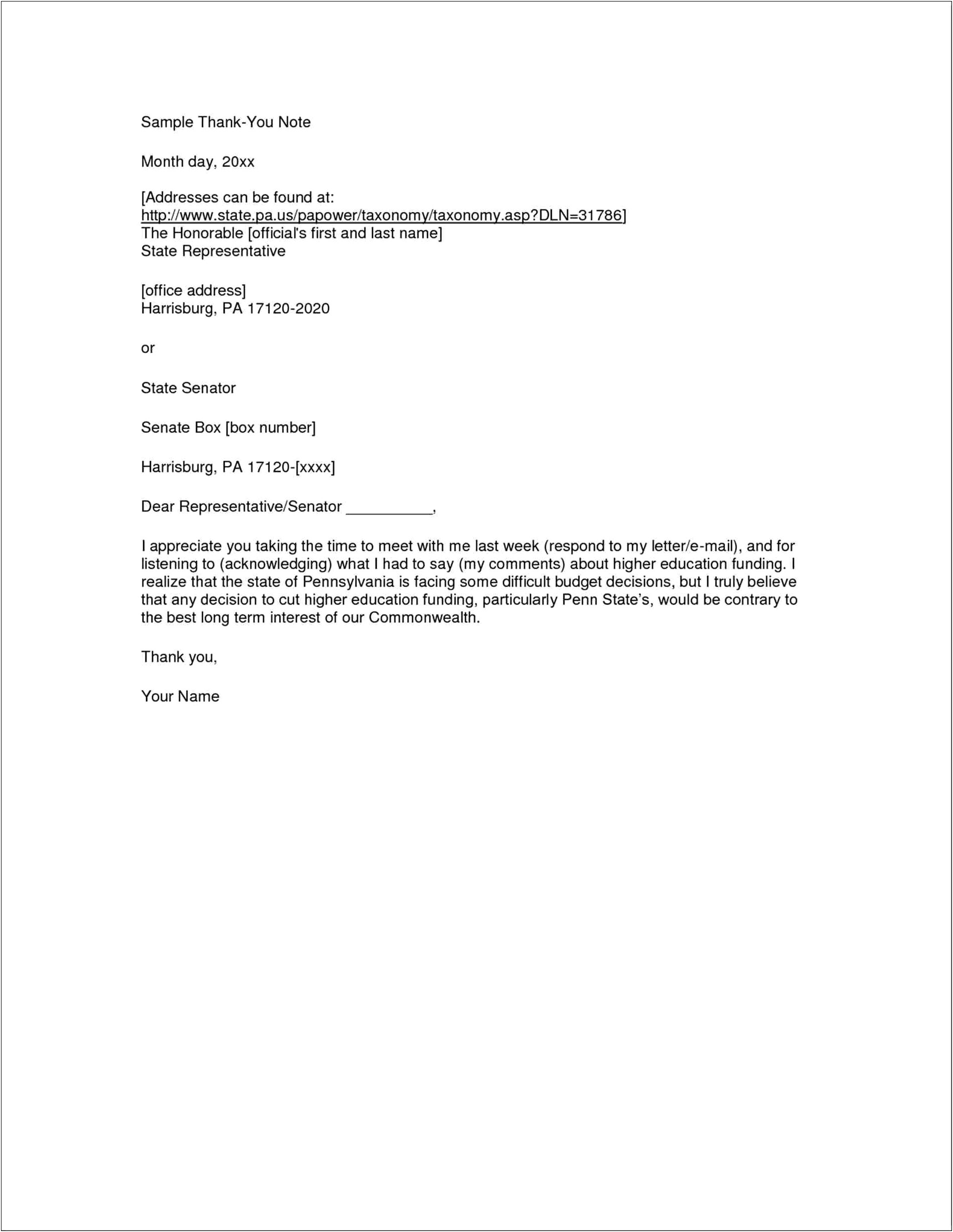 Business Letter Template Change Of Address