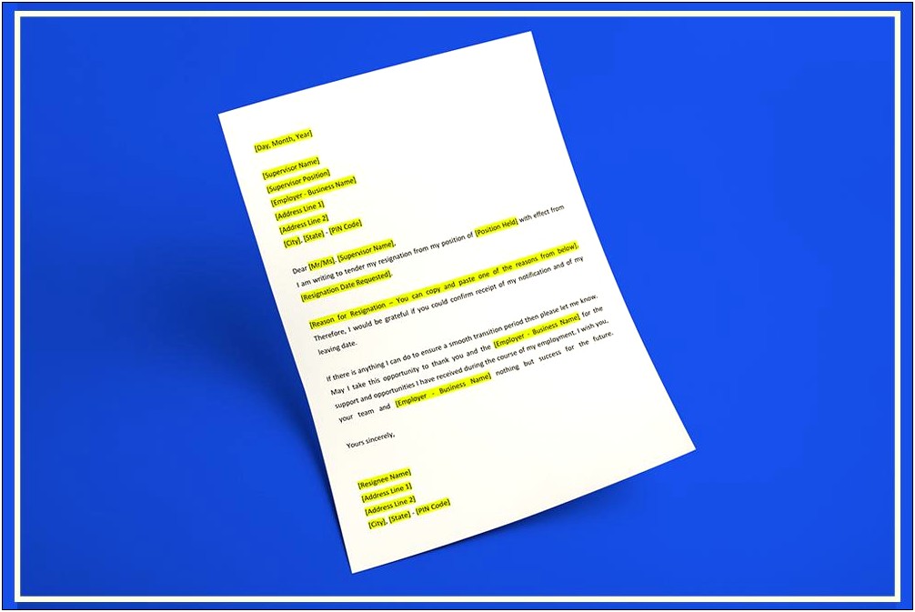 Business Letter Template Copy And Paste