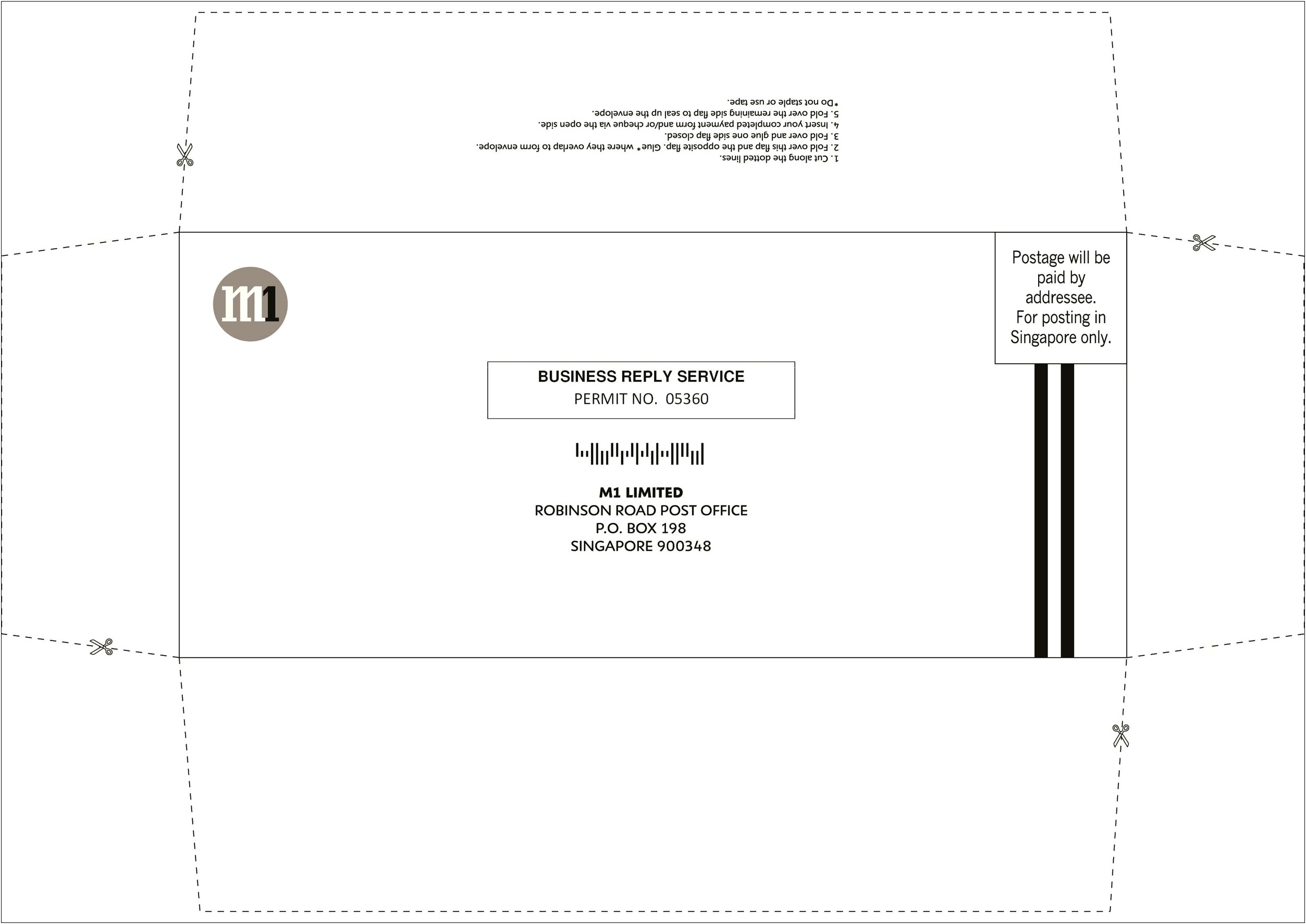 Business Letter Template With Windowed Envelope