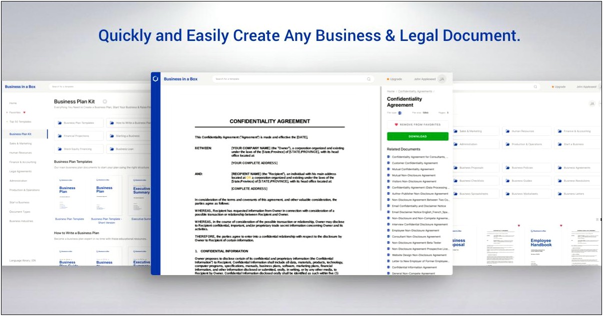 Business Plan For A Consulting Lawyers Template