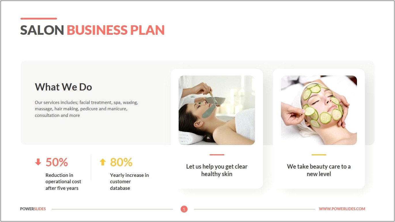 Business Plan For Day Spa Template