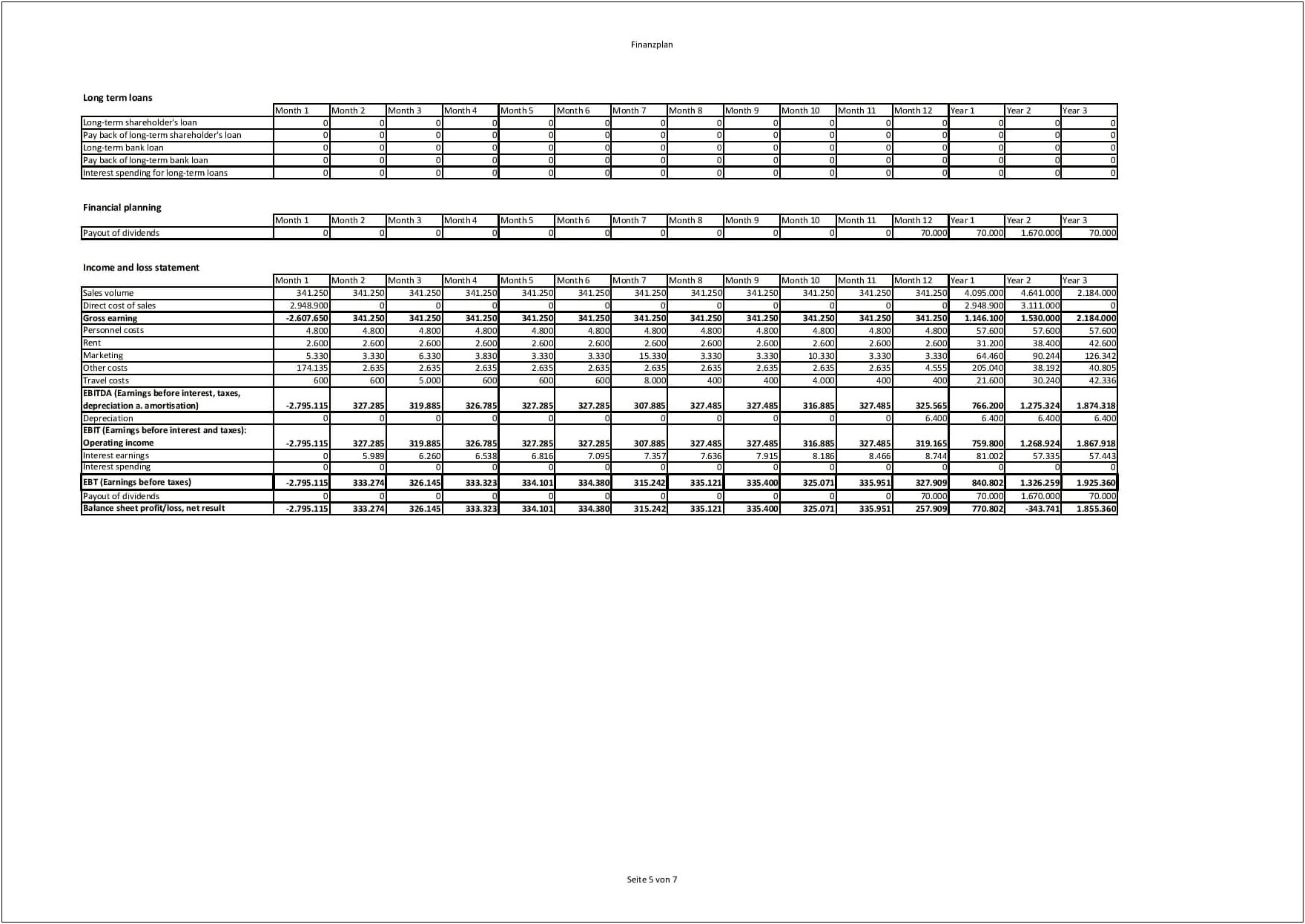 Business Plan For Holding Llc Template