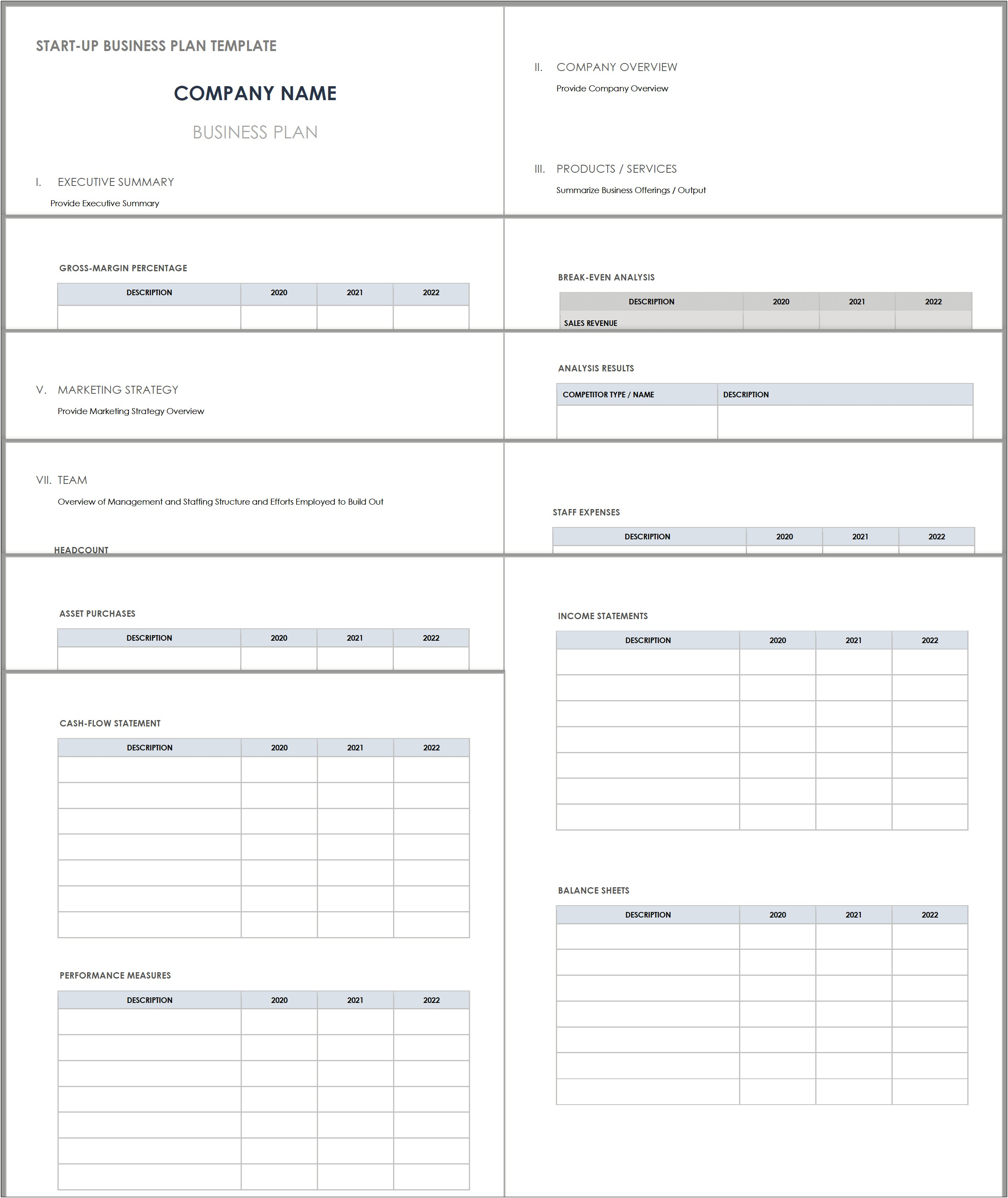 Business Plan Goals And Objectives Template Resale Boutique